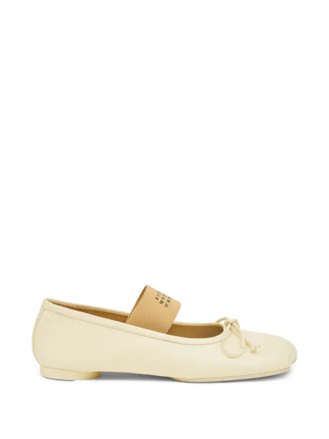 MM6 Maison Margiela Anatomic numeric-strap ballet flats Neutrals S59WZ0099P3628