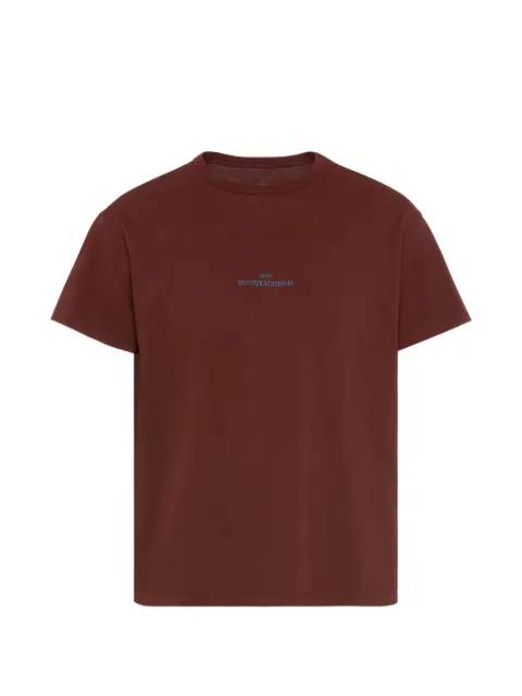 Maison Margiela embroidered logo T-shirt Red S50GC0736S22816