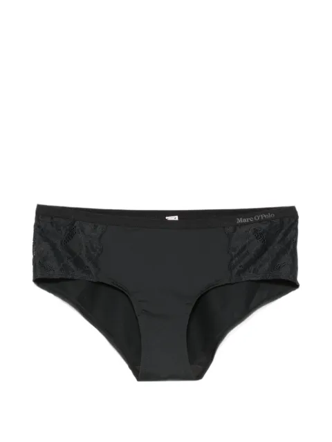 Marc O'Polo lace-panel briefs Black 10225462