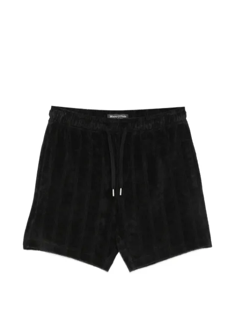 Marc O'Polo ribbed drawstring shorts Black MPO5000013933