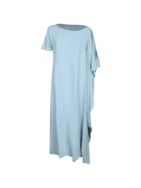 Chantal Thomass maxi asymmetric draped dress Blue ABB237051152