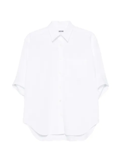 Moschino short-sleeve chest-pocket shirt White A02065531