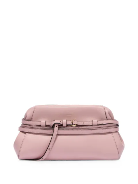 Moschino belt-detail clutch bag Pink MC4019PP1POA0