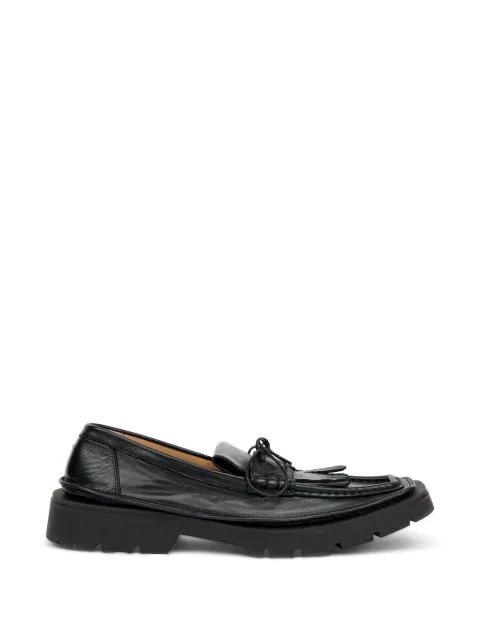 Maison Margiela Level fringed leather loafers Black S57WR0161P7786