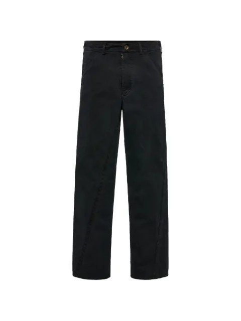 Maison Margiela Twisted curved-seam trousers Black S50KA0733M35920