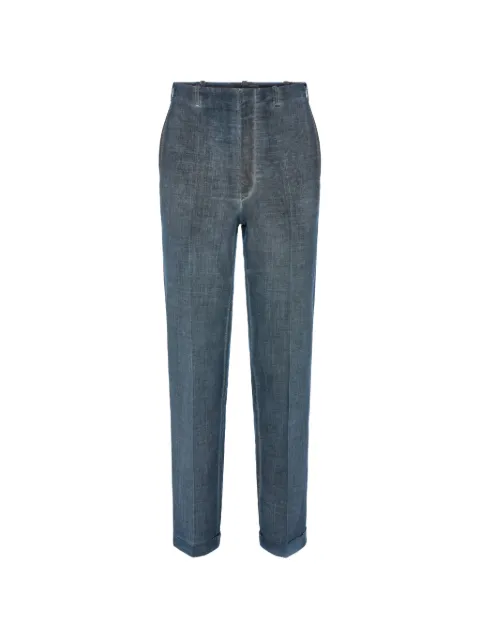 Maison Margiela double-dyed trousers Blue S50KA0737M35686