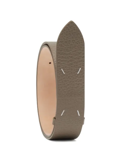 Maison Margiela Four Stitches leather belt Brown SA1TP0006P4455