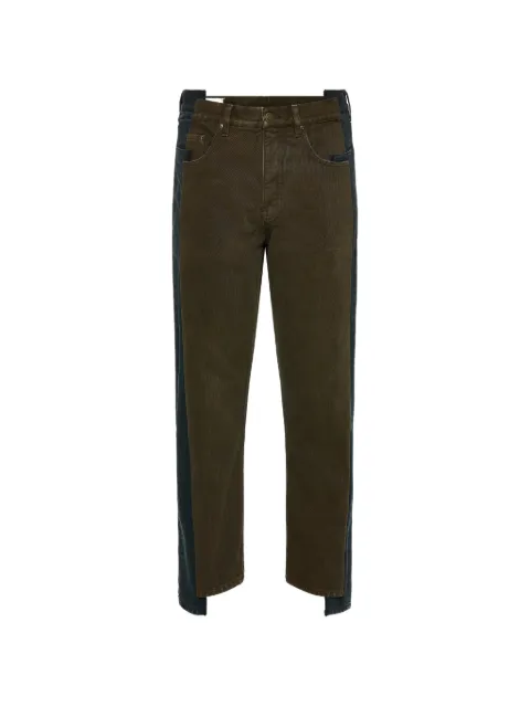 Maison Margiela Spliced straight-leg jeans Brown S50LA0251M30072
