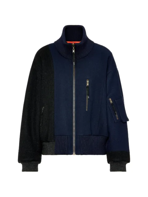 Maison Margiela spliced bomber jacket Blue S51AM0520M35935