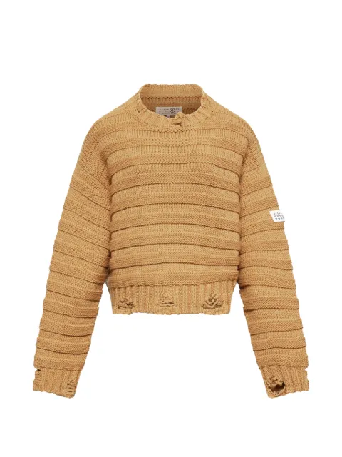 MM6 Maison Margiela wool jumper Neutrals S52HL0031M13040