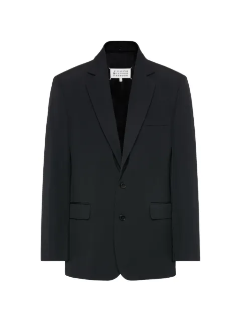Maison Margiela Folded collar wool blazer Black S50BN0556M35899