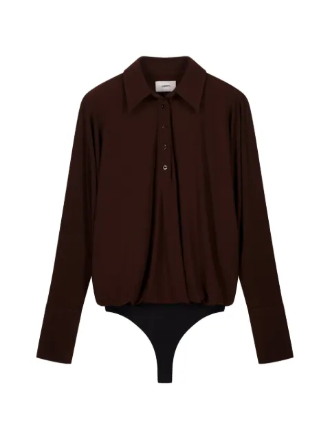 Coperni draped boxy bodysuit Red COPT129F5022