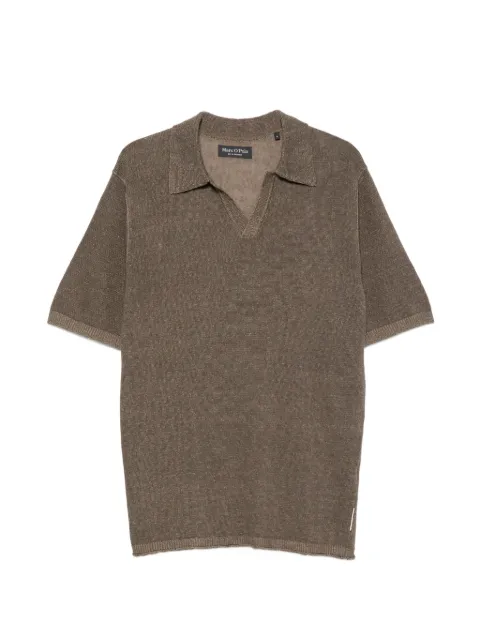 Marc O'Polo short-sleeve knitted T-shirt Green MPO5000012736