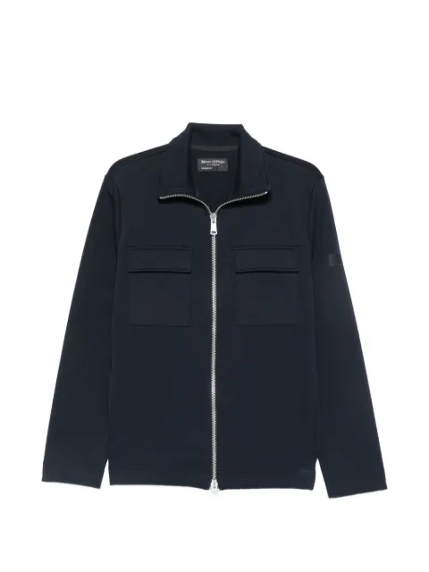 Marc O'Polo flap-pocket zip-up sweatshirt Blue 5000012640