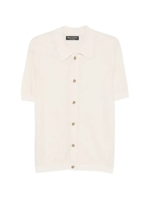 Marc O'Polo button-up short-sleeve shirt Neutrals 5000012733
