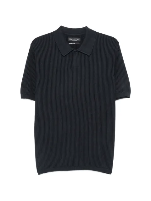Marc O'Polo ribbed-knit polo shirt Blue 5000012735
