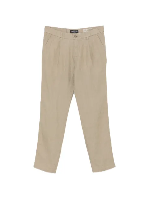 Marc O'Polo Osby pleated tapered-fit trousers Neutrals 5000012820