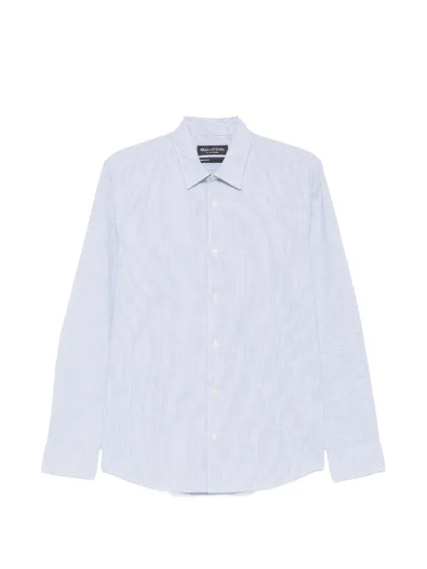 Marc O'Polo vertical-stripe long-sleeve shirt Blue MPO620741042036