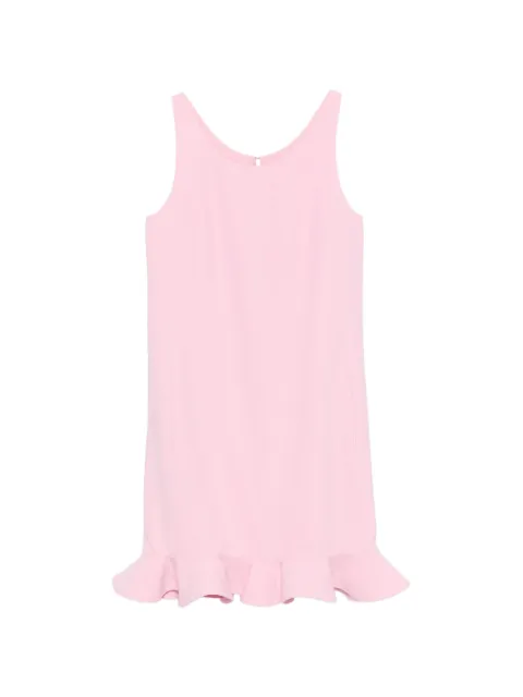 Moschino ruffled sleeveless mini dress Pink V04105524