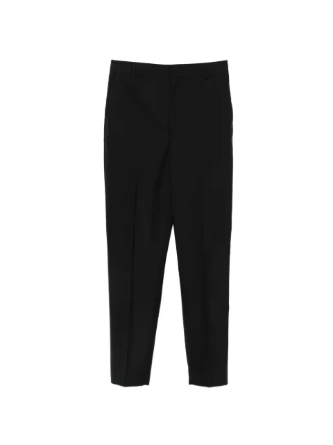 Moschino pressed-crease virgin-wool trousers Black A03245521