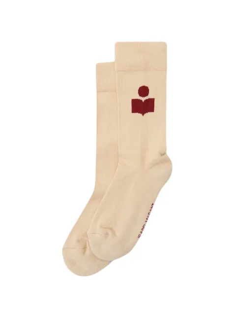 ISABEL MARANT Siloki socks Neutrals CT001JFAA1C11A