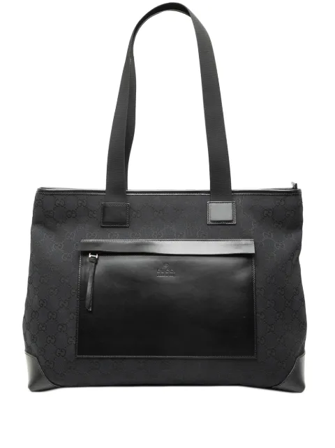 Gucci Pre-Owned 2000-2015 GG Canvas tote bag Black DMKU9RXAO2T7JBHE