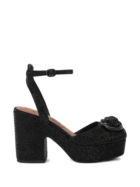 Kurt Geiger London Chelsea crystal-embellished platform sandals Black 3415500069