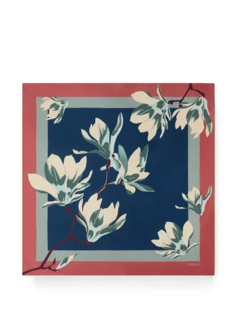 Furla Tortona carré scarf Blue WT00021BX47054401