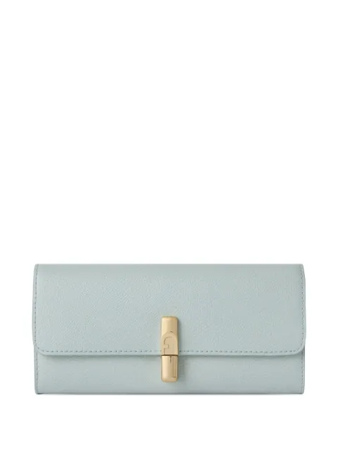 Furla XL Iride textured leather wallet Blue WP00591ARE0001
