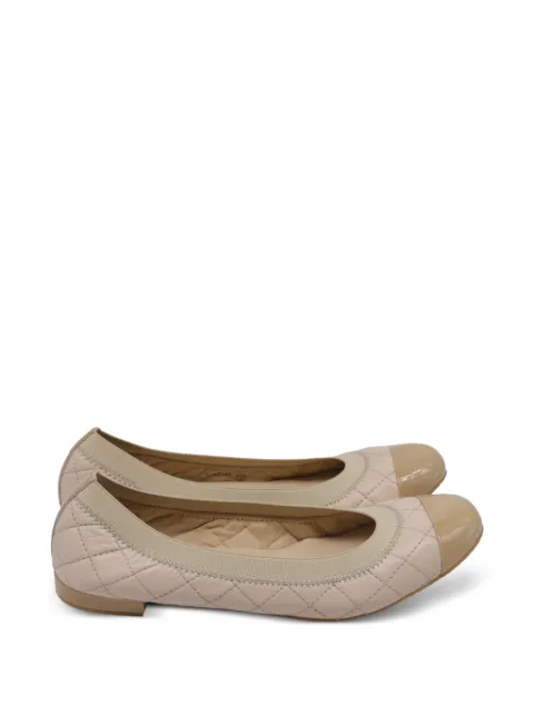 Stuart Weitzman quilted ballet flats Neutrals GILTPUUSSH743603W