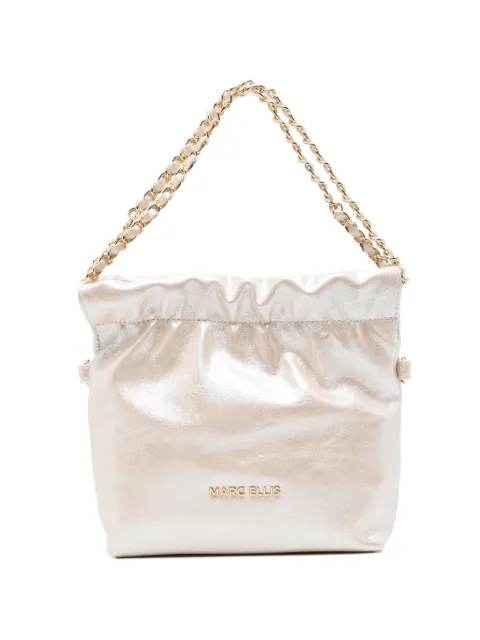 Marc Ellis Ava Pearl chain-link shoulder bag Neutrals AVAPEARL