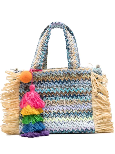 Marc Ellis small Buby S. Claire fringed tassel-detail tote bag Neutrals BUBYSCLAIRES