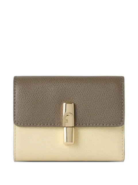 Furla small Compact leather wallet Brown WP00564ACO000