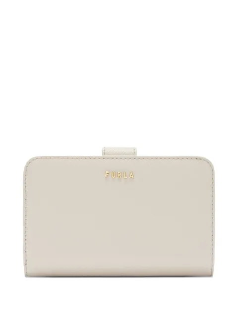 Furla logo-plaque leather wallet White WP00444BX03061007