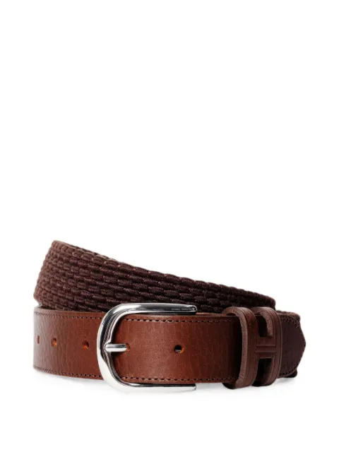 Hackett London Parachute braided belt Brown HM413225