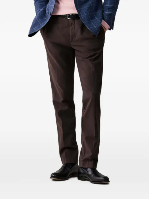 Hackett London Devon textured chinos Brown HM2100188