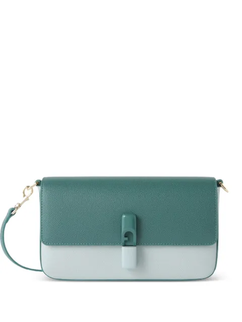 Furla small two-tone cross body bag Green WB02206ACO000