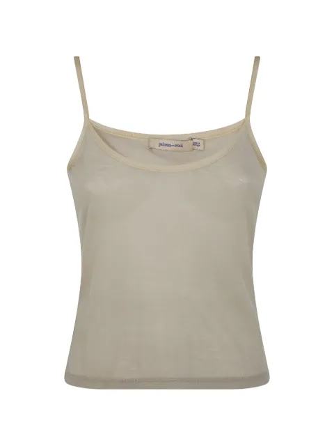 Paloma Wool Nasem semi-sheer camisole tank top Neutrals WDME01