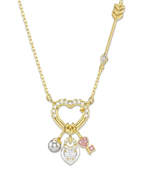 Swarovski Idyllia heart-charm necklace Gold 5737290