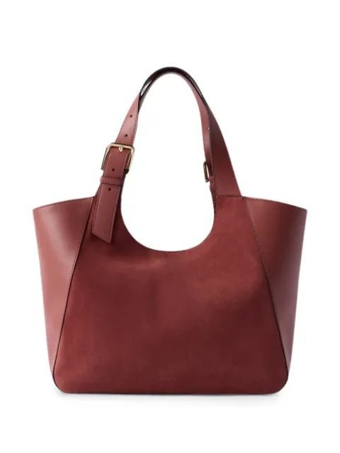 Furla buckle-detail tote M Red WB02012BX40181007