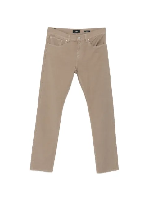 7 For All Mankind Rawhide logo-patch jeans Green 7TC40H09