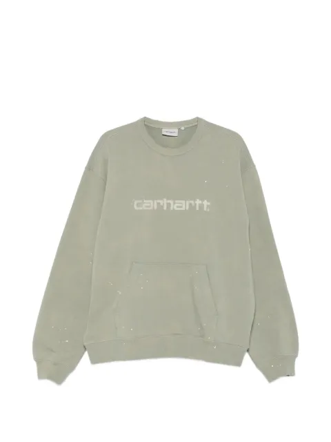 Carhartt WIP Painter logo-print sweatshirt Green I036899