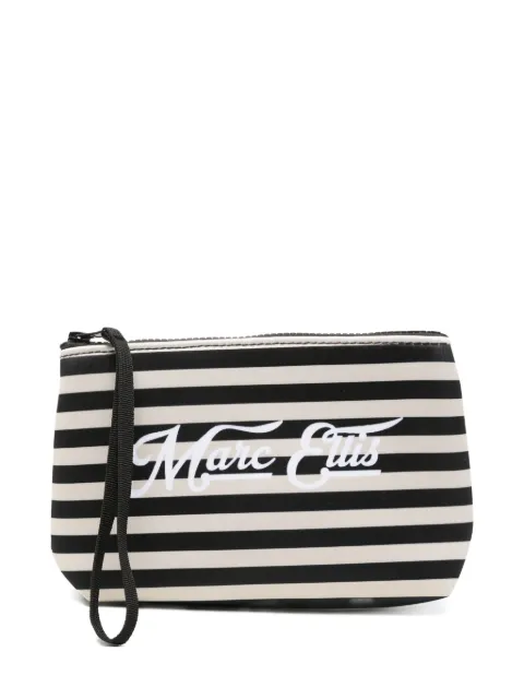 Marc Ellis Buby striped clutch bag Black BUBYPSTRIP