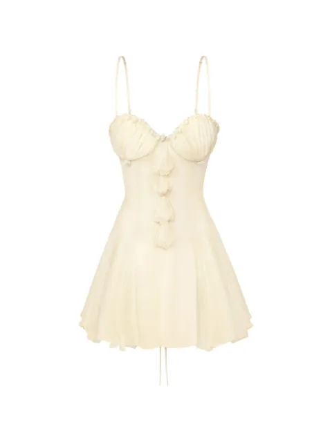 Stolen Stores Shell ruffled dress Yellow 020385388500