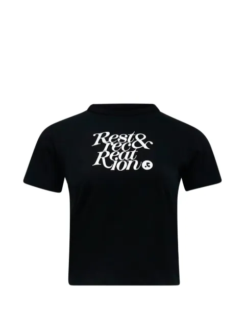 Rest & Recreation logo-print T-shirt Black RR261TP010
