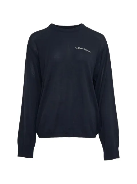 Rest & Recreation layered logo-print sweater Blue RR261KT005NVF