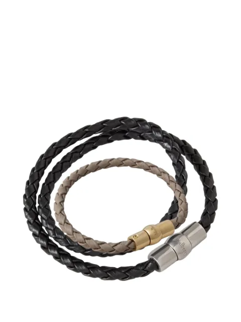 Mulberry Iris woven leather bracelet Neutrals QB2440205F924