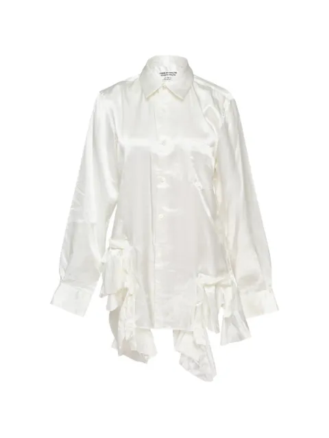 Comme Des Garçons Comme Des Garçons ruffled shirt White RQB012