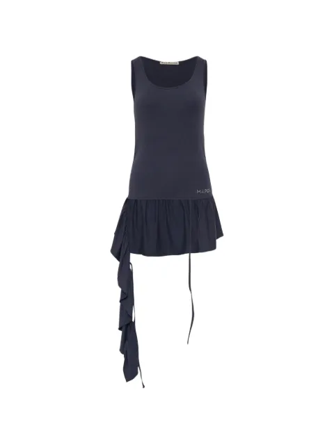 Mardi Mercredi ruffle-hem sleeveless top Blue 26SSMFK61JNS002NVQQ0000