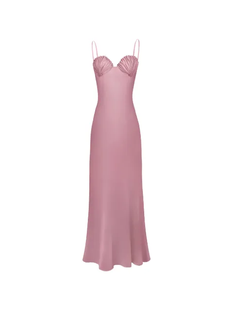 Stolen Stores Shell slip maxi dress Pink 020385388300PURPLE